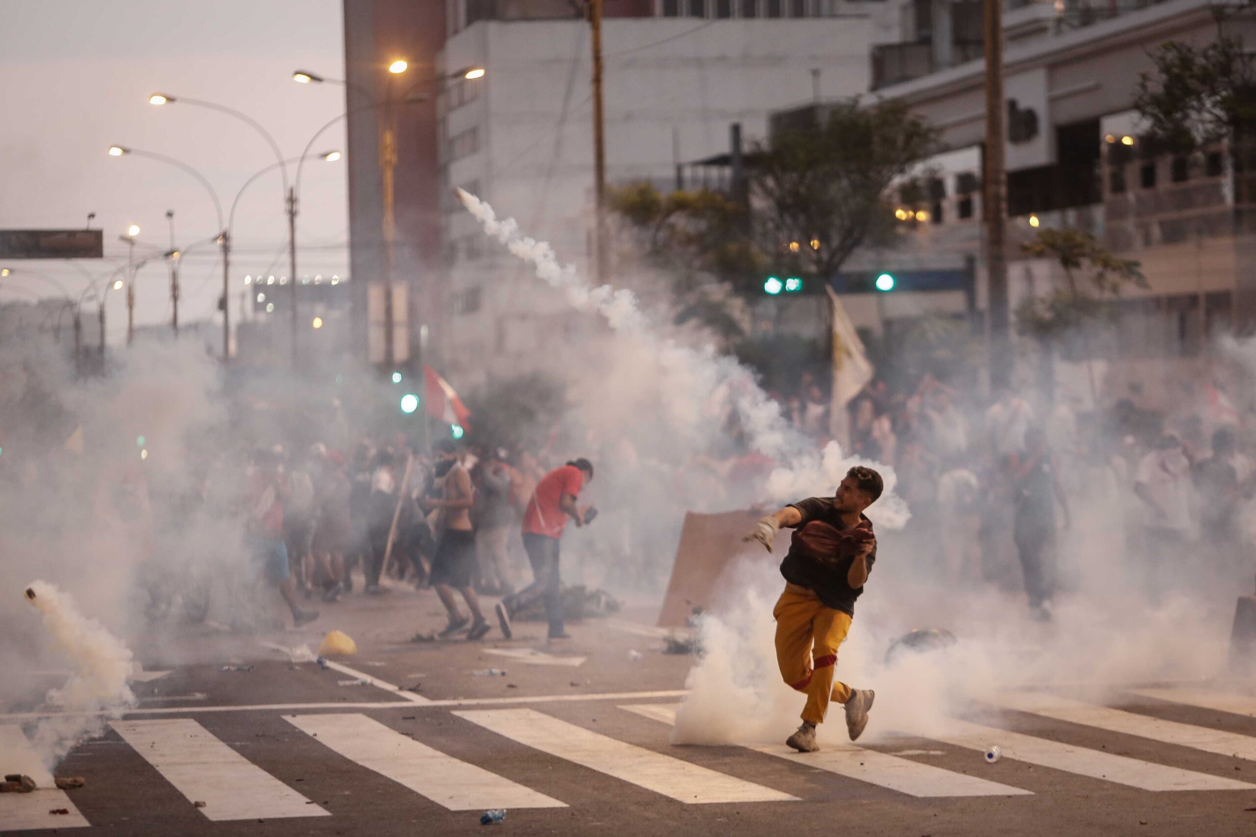 Protestas antigubernamentales en Lima