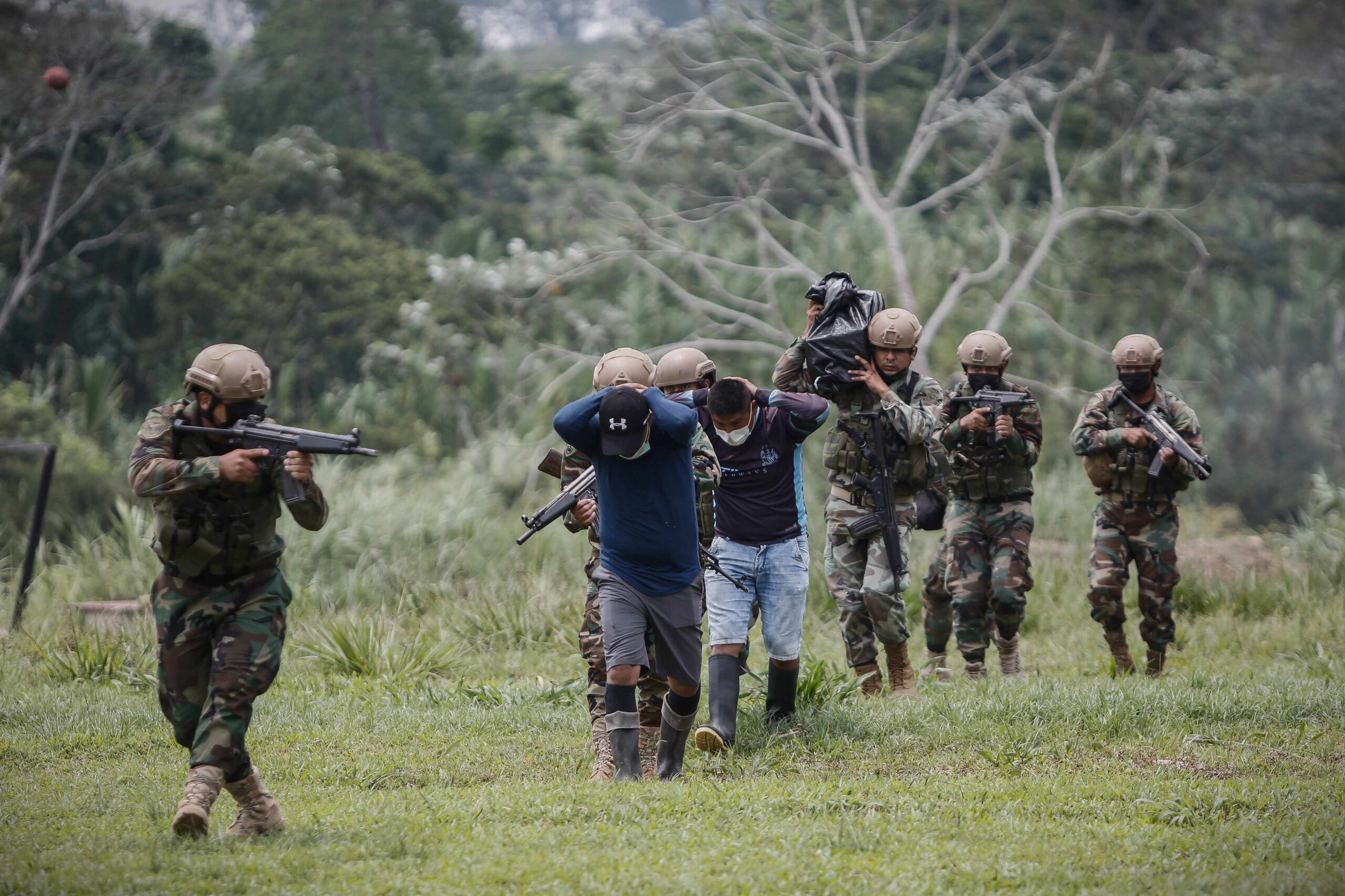 Operativo antidrogas en el VRAEM